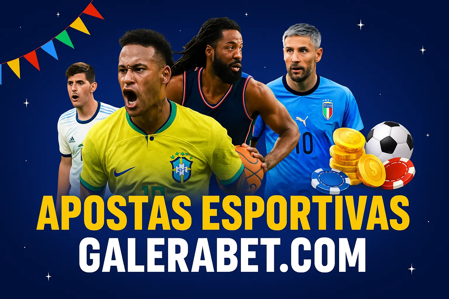 Aposte em apostas esportivas no cassino online GALERABET.COM