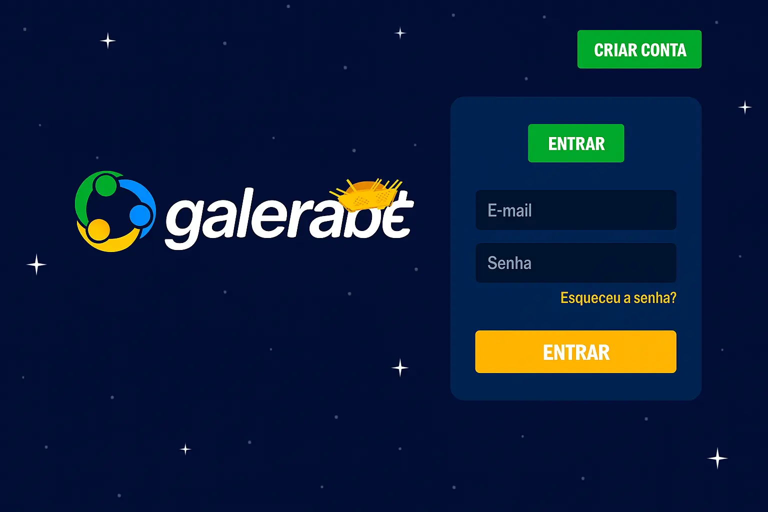 Login no Cassino GALERABET.COM