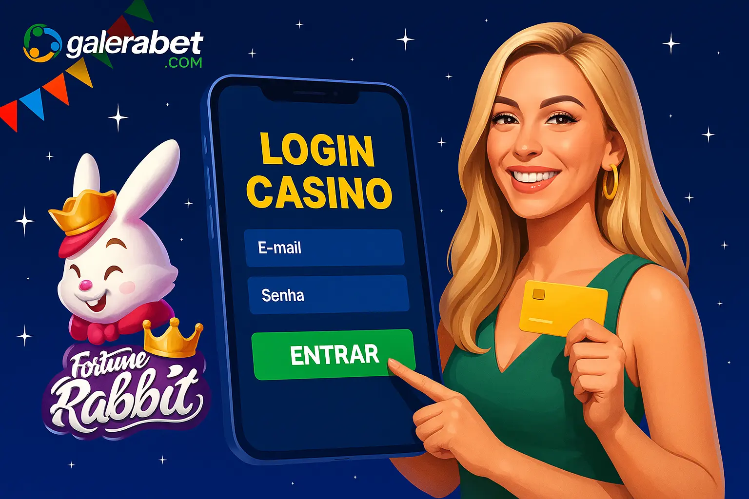 Não Perca tempo, o rRgistro na site GALERABET.COM